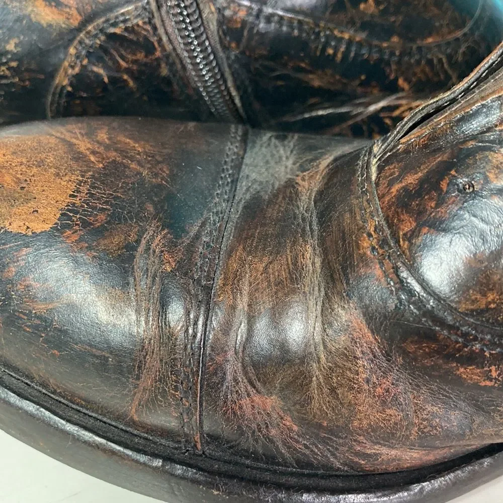 La Bottega di Lisa Brown Leather Boots 39